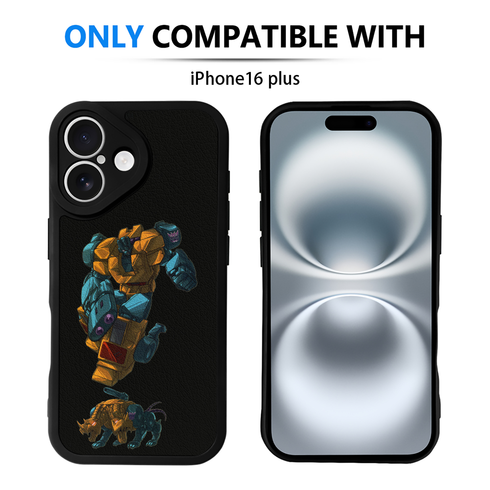 （画像用）  【iPhone 16シリーズ対応】シリコンスマホケース（レザー調） 材質：シリコン